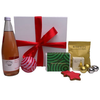 Gift Box Image Cheers to a Merry Champagne Christmas with Non Alcoholic Christmas hampers Auckland