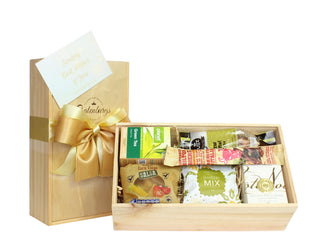 Gift Box Image Lower sugar food hamper delivered NZ wide Batenburgs Gift Baskets Auckland