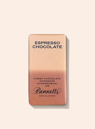 Bennetts of Mangawhai Espresso Dark Chocolate Bar 14g