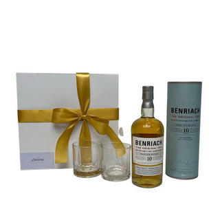 Gift Box Image Benriach Whisky and whisky tumblers gift basket Batenburgs Gift Baskets Auckland Batenburgs Gift Baskets Aucklan