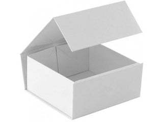 Mini White Gift Box with Magnetic Close (Square)