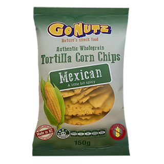 Go Nutz Wholegrain Tortilla Corn Chips 150g