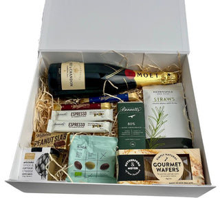 Gift Box Image Life of riley Packaged with Moet and Chandaon imperial champagne  Gift Hampers Auckland