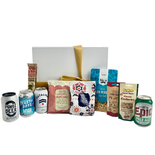 Gift Box Image with Beer selection gift box Batenburgs Gift Baskets Auckland