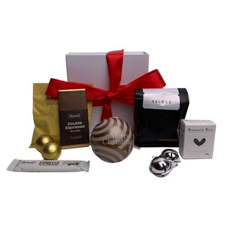 Gift Box Image Christmas Morning Coffee and Chocolate Treats Christmas Hampers Auckland