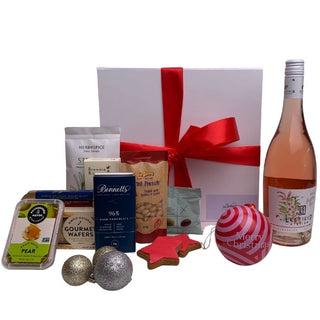 Jingle All the Way Batenburgs christmas hamper with rose gift baskets auckland
