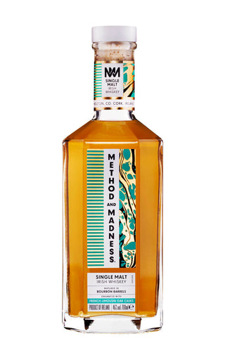Method & Madness Single Malt French Limousin Oak Casks Irish Single Malt Whiskey 70cl