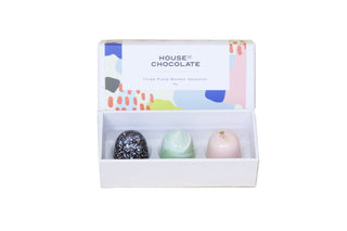 House of Chocolate three chocolate truffle selection gift box 